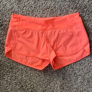LuluLemon Peach/Pink Shorts